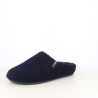 Chaussons mules homme en textile bouclette
